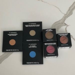 Lot of  a few Mac eye shadows